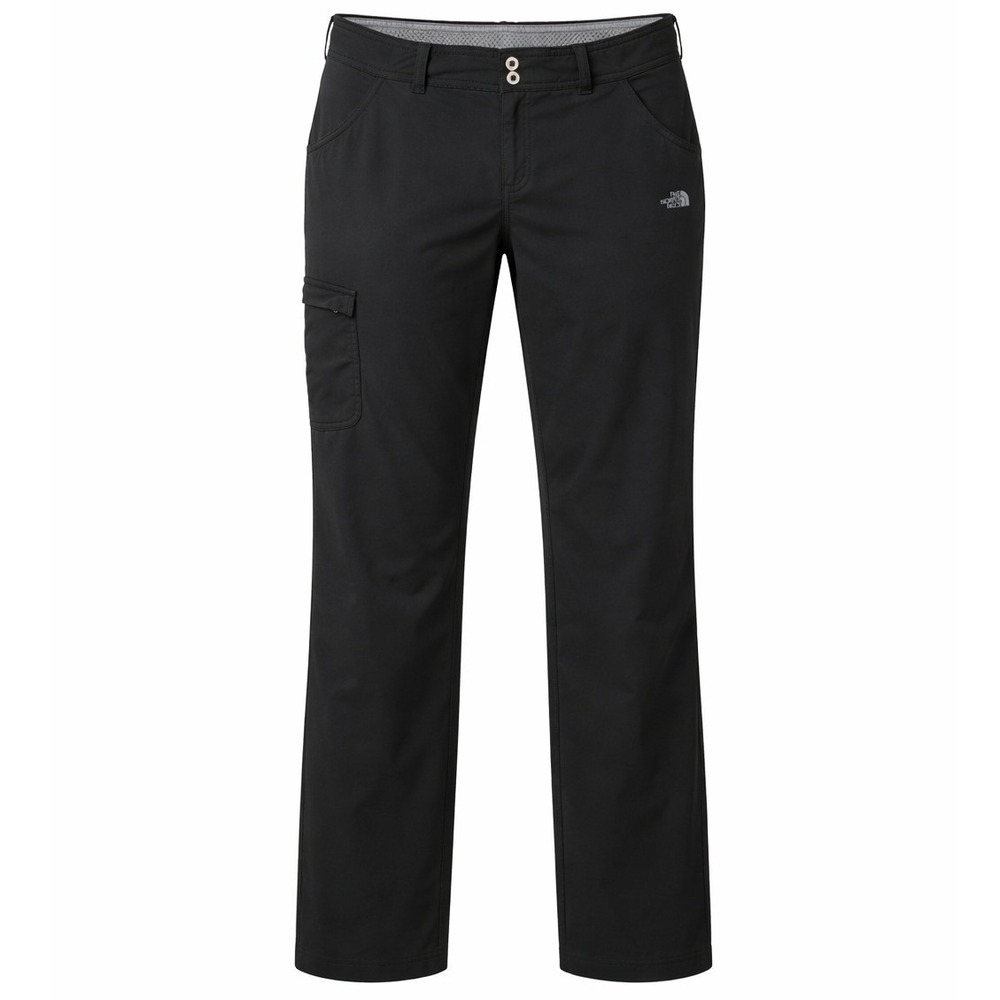 The North Face Paramount Pants Womens 16 Cargo Hiking Black Solid Regular Modern